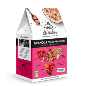 Granola Fraise-Framboise Les Fruits Détendus