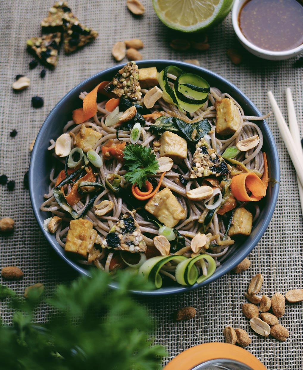 Recette Pad Thai tofu vegan