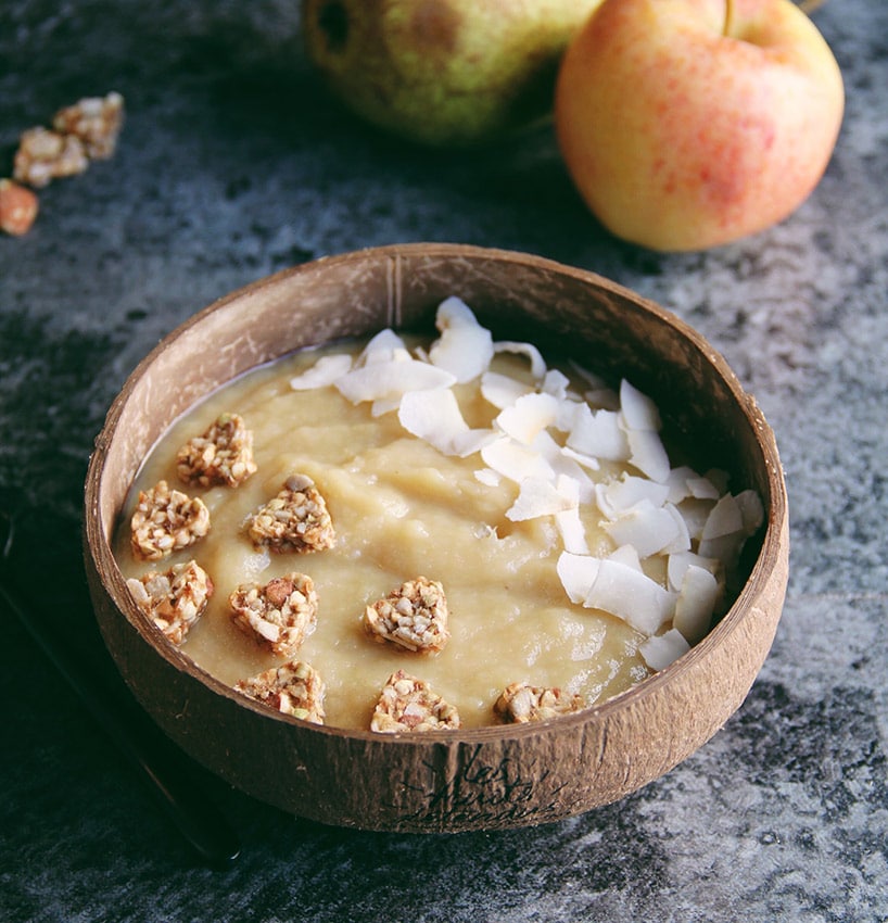 Recette Compote Pomme Coco - Granola Les Fruits Détendus
