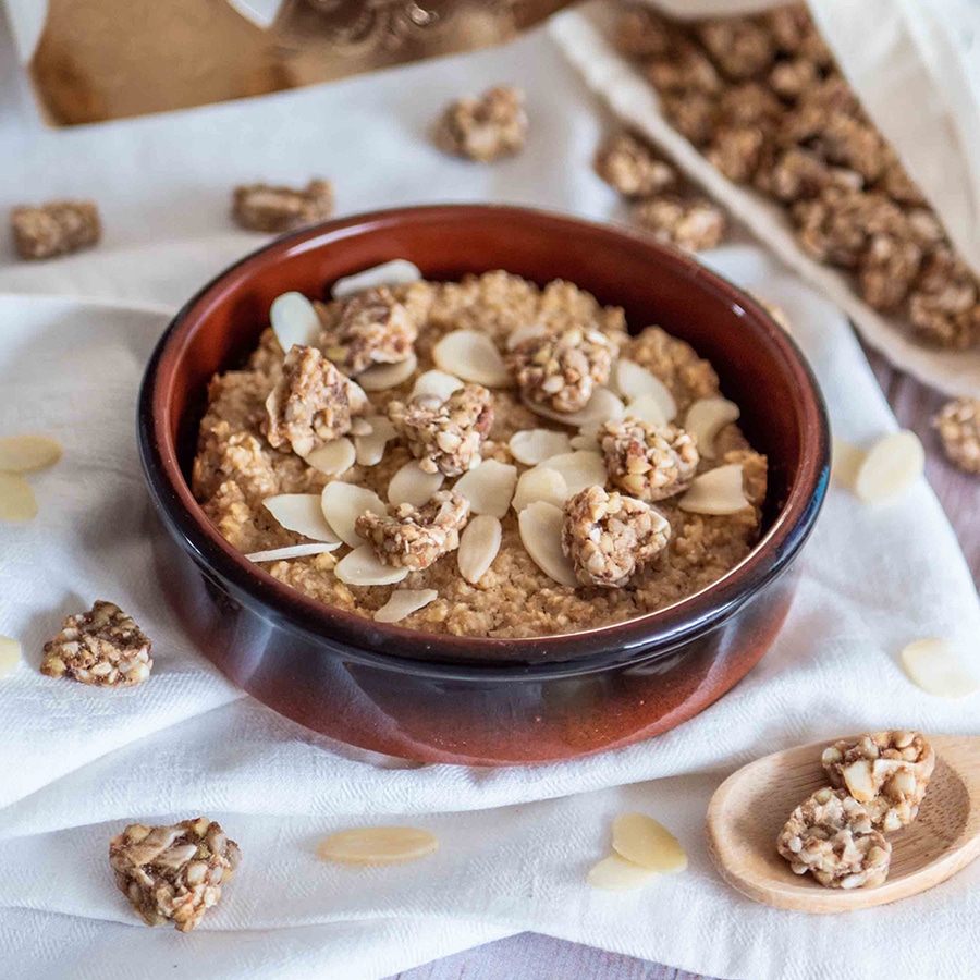 porridge façon galette des rois Les Fruits Détendus