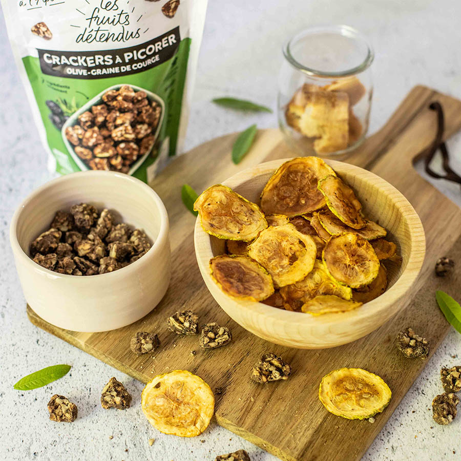 recette chips de courgette - Les Fruits Détendus