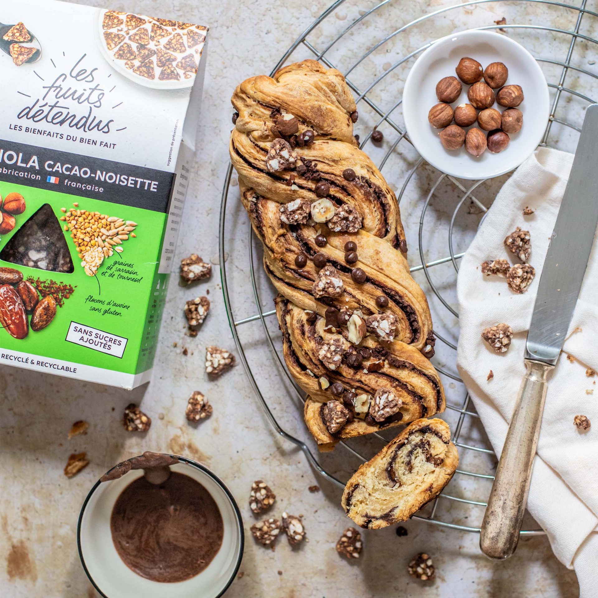 Recette de babka vegan - Les Fruits Détendus