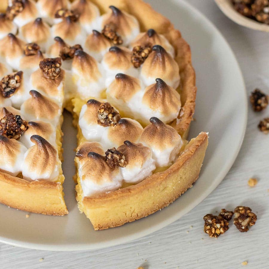 Recette tarte au citron vegan Les Fruits Détendus