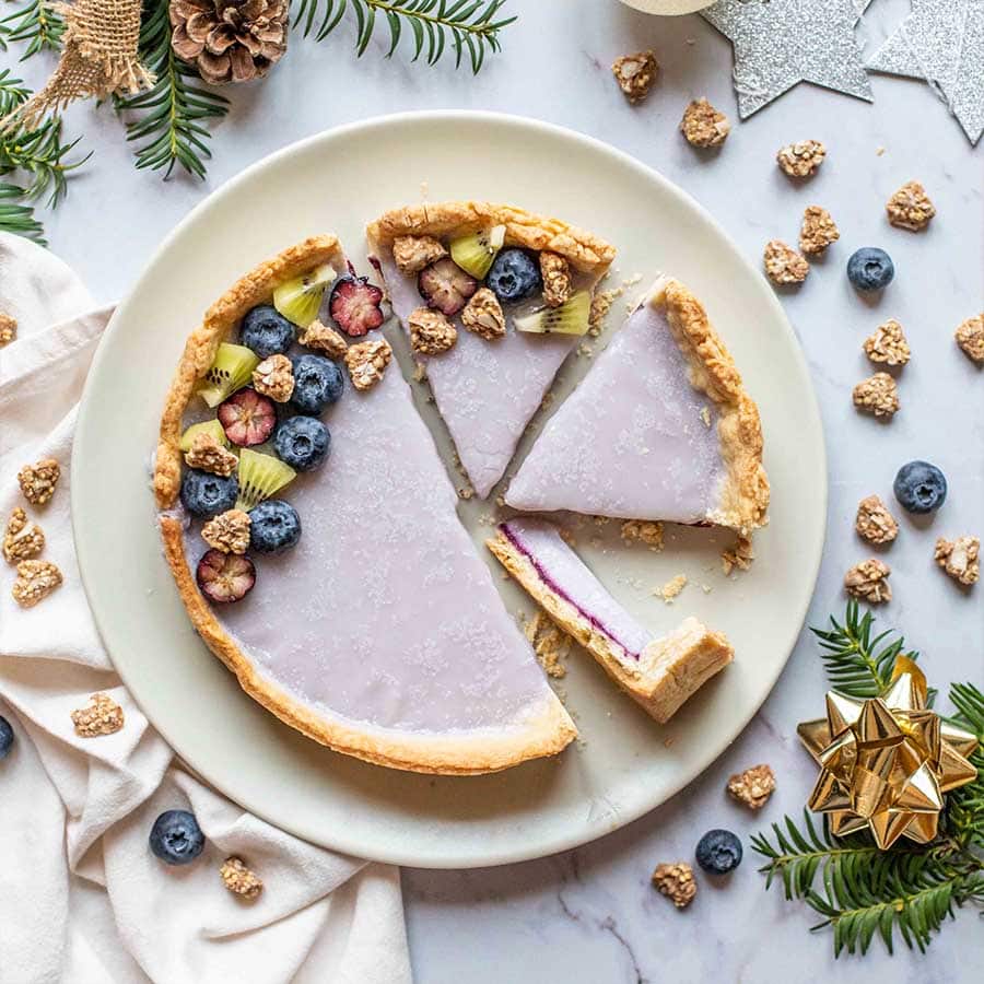 tarte aux myrtilles Les Fruits Détendus