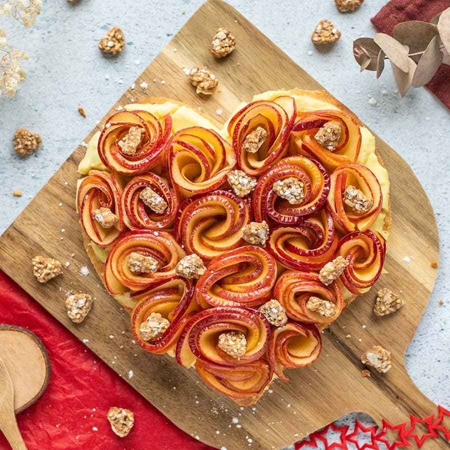 recette tarte pommes Les Fruits Détendus